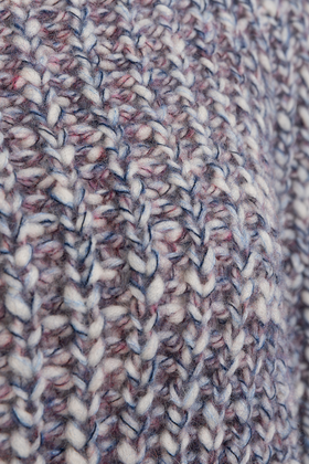Marbled Alpaca Wool Pullover, Light Mauve from ODEEH 