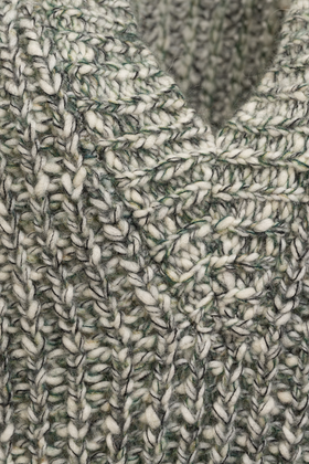 Marbled Alpaca Wool Pullunder, Verdigris from ODEEH 