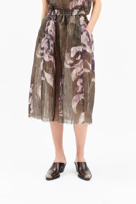 Painted Peonies Rock, Dark Olive from ODEEH 