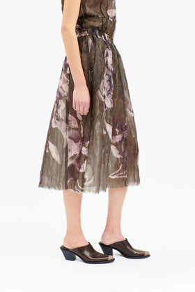 Painted Peonies Rock, Dark Olive from ODEEH 
