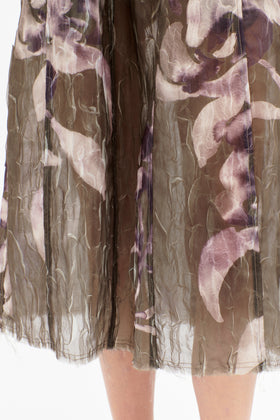 Painted Peonies Rock, Dark Olive from ODEEH 
