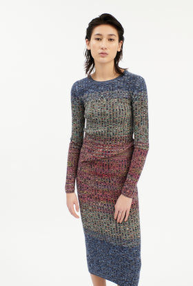 SPACE-DYED WOOL MIX Rock, Multicolor from ODEEH 