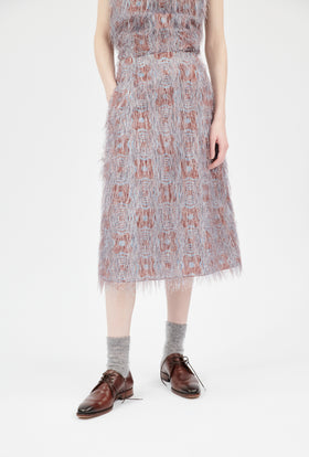 Op-Art Fringes Rock, Nordic Blue from ODEEH 