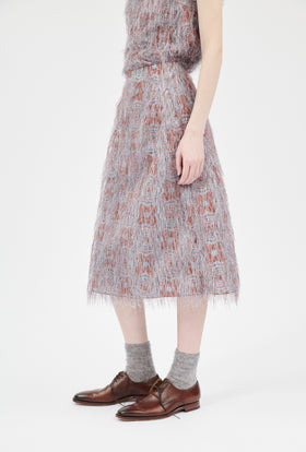 Op-Art Fringes Rock, Nordic Blue from ODEEH 