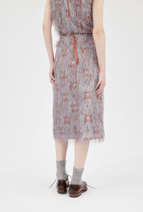 Op-Art Fringes Rock, Nordic Blue from ODEEH 