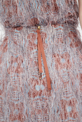 Op-Art Fringes Rock, Nordic Blue from ODEEH 