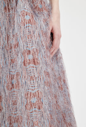 Op-Art Fringes Rock, Nordic Blue from ODEEH 