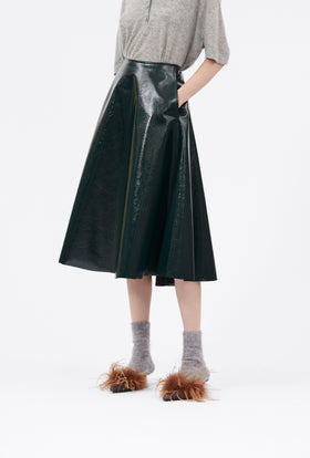 Laquered Wool Rock, Black Green from ODEEH 