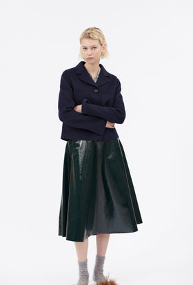 Laquered Wool Rock, Black Green from ODEEH 