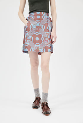 Op-Art Tapestry Rock, Nordic Blue from ODEEH 