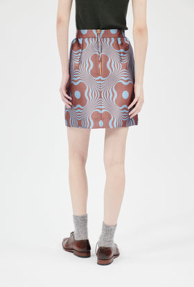 Op-Art Tapestry Rock, Nordic Blue from ODEEH 