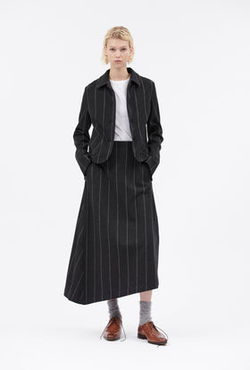 Bold Pin Stripe Rock, Charcoal from ODEEH 
