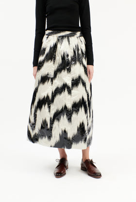 LACQUERED FRINGES Rock, Black White from ODEEH 