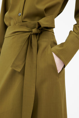 Light Weight Wool Rock, Dark Olive from ODEEH 