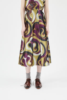 Shiny Serge Blurred Paisley Rock, Merlot from ODEEH 