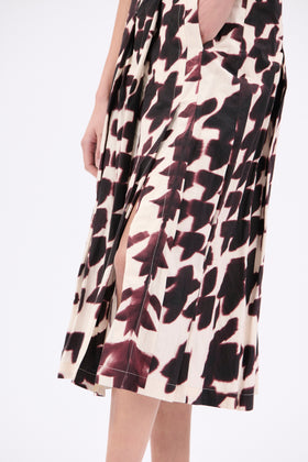 Water Color Houndstooth Rock, Burgundy from ODEEH 