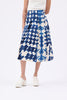 Water Color Houndstooth Skirt, Atlantic from ODEEH 