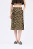 Jacquard Leo Skirt, Brown Olive from ODEEH 