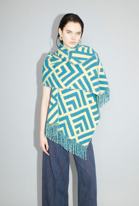Mazes Schal, Dark Opale from ODEEH 