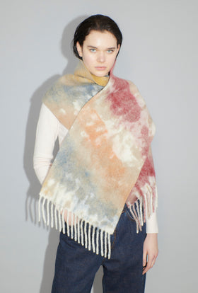Tie-Dye-Stripe Schal, Achat from ODEEH 