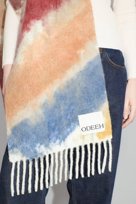 Tie-Dye-Stripe Schal, Achat from ODEEH 