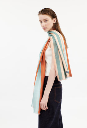 Stripes Schal, French Green from ODEEH 