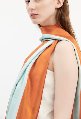 Stripes Schal, French Green from ODEEH 