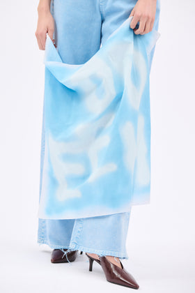 Logo Schal, Baby Blue from ODEEH 