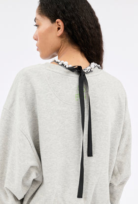 RHINESTONE Collier, Pearl White from ODEEH 