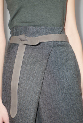 Leather Belt, Steel from ODEEH 