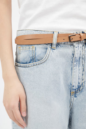 Leather Accessoires Gürtel, Brown Sugar from ODEEH 