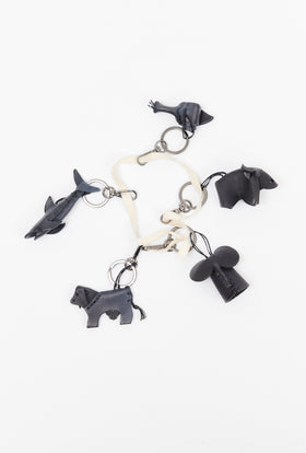 Leather Accessoires / Animal Keychain, Ink from ODEEH 