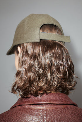 Wool Cap, Khaki from ODEEH 