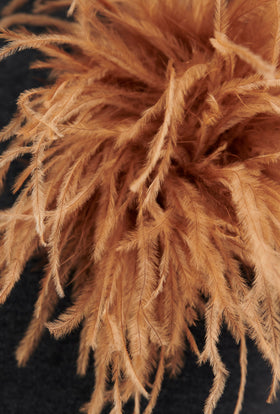 Feather Brosche, Caramel from ODEEH 