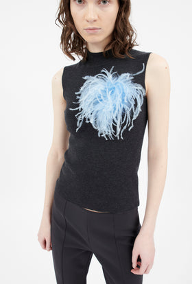 Feather Brosche, Baby Blue from ODEEH 