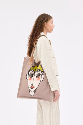 ODEEH Painting Tasche, Dusty Brown from ODEEH 