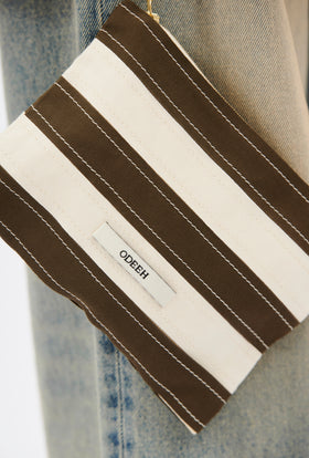 Striped Accessoires Tasche, Olive from ODEEH 
