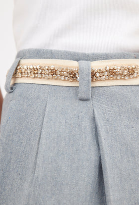 Rhinestone Belt, Vanilla from ODEEH 