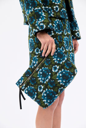 TERRY JACQUARD Tasche, Dark Peacock from ODEEH 