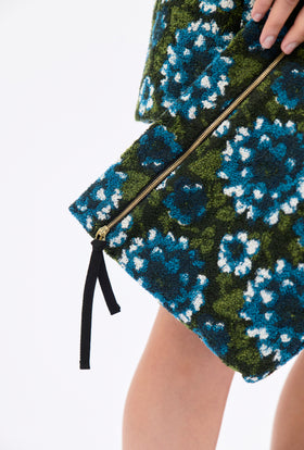 TERRY JACQUARD Tasche, Dark Peacock from ODEEH 