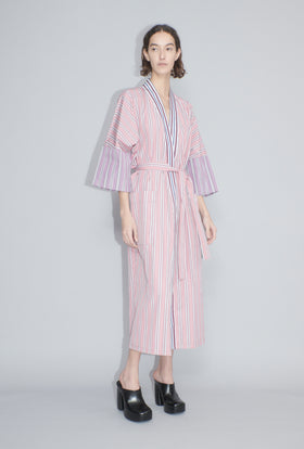 Shirt Stripes Kimono, Multicolor from ODEEH 