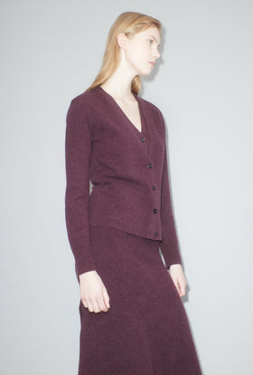 Felted Wool Rock, Burgundy from ODEEH 