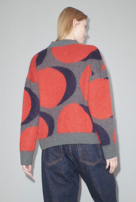 Double Dots Pullover, Chilli from ODEEH 