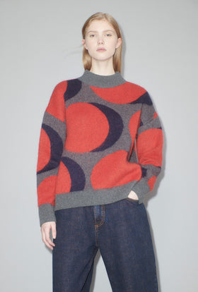 Double Dots Pullover, Chilli from ODEEH 
