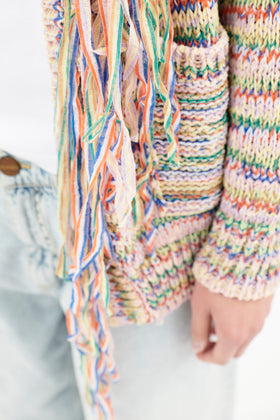 Fancy Cable Cardigan, Multicolor from ODEEH 