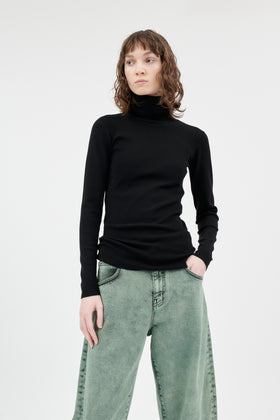 MERINO EXTRAFINE Pullover, Jet Black from ODEEH 