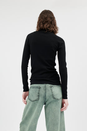 MERINO EXTRAFINE Pullover, Jet Black from ODEEH 