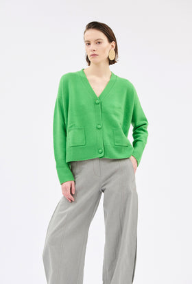 Light Cashmere Cardigan, Maygreen from ODEEH 