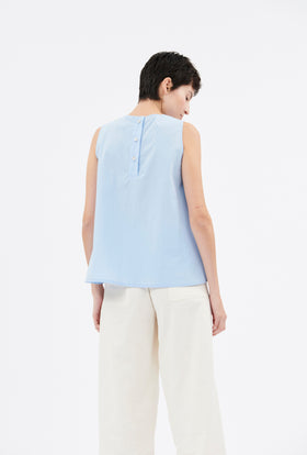 Poplin Top, Sky from ODEEH 