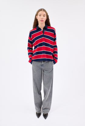 WOOL CASHMERE Pullover, True Red from ODEEH 